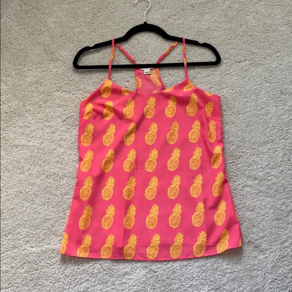 J.Crew racerbank tank